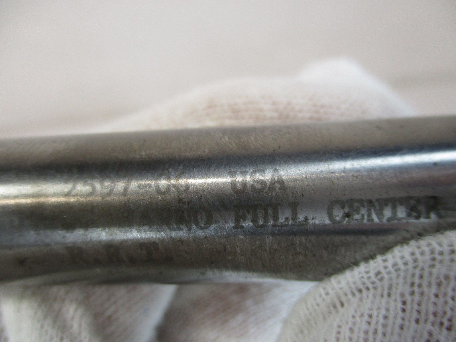JARNO # 6 Taper Lathe DEAD Full Center 60° CARBIDE Tip RRT USA # 2597-06 in VGC