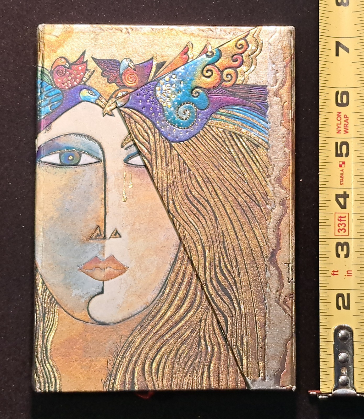Paperblanks Laurel Burch Blank Notebook Self Portrait Soul & Tears Mini 4″ x5.5″