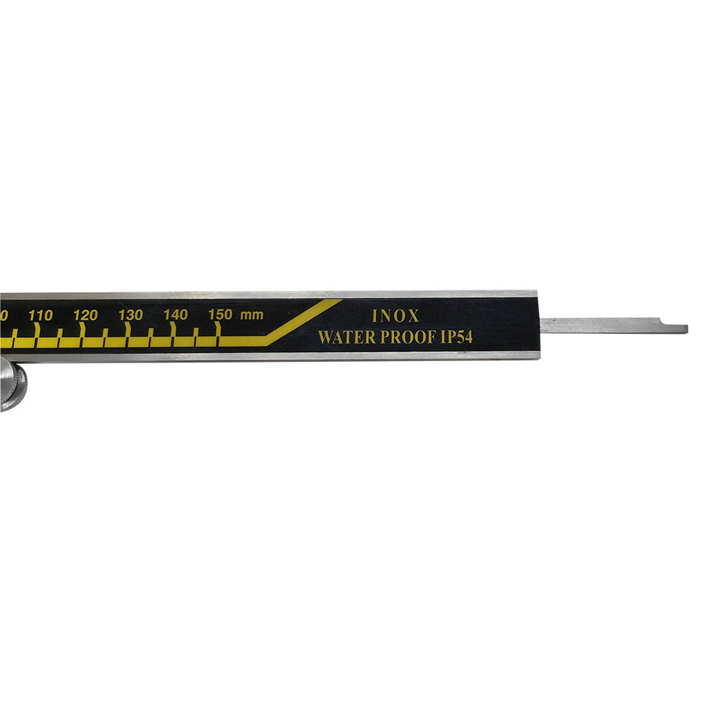 IP54 LCD Screen Electronic Digital Caliper Ruler INOX Splash Proof 6”/150mm