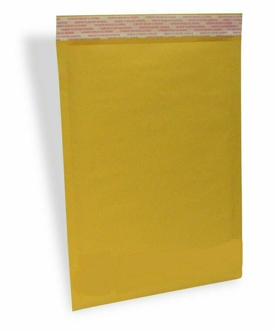 50 #0 6.5×10 Eco Kraft Bubble Padded Envelopes Mailers Lite Shipping 6.5″x10″