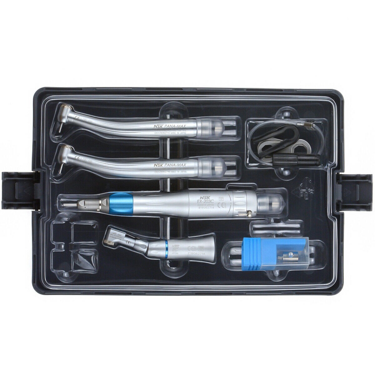 Portable Dental Unit w/ Air Compressor Curing Light Piezo Scaler 4H + Handpieces