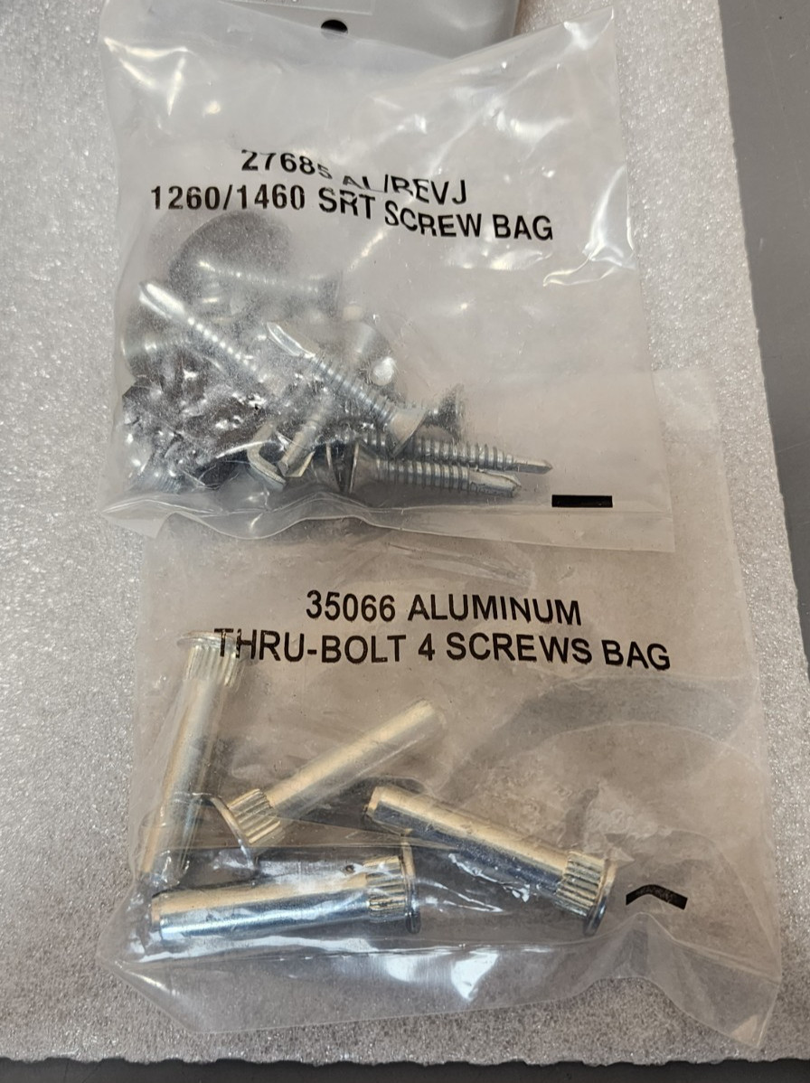 LCN 1461DEL Surface Mounted Door Closer W/Template Instructions TBWMS Alum Rw/Pa