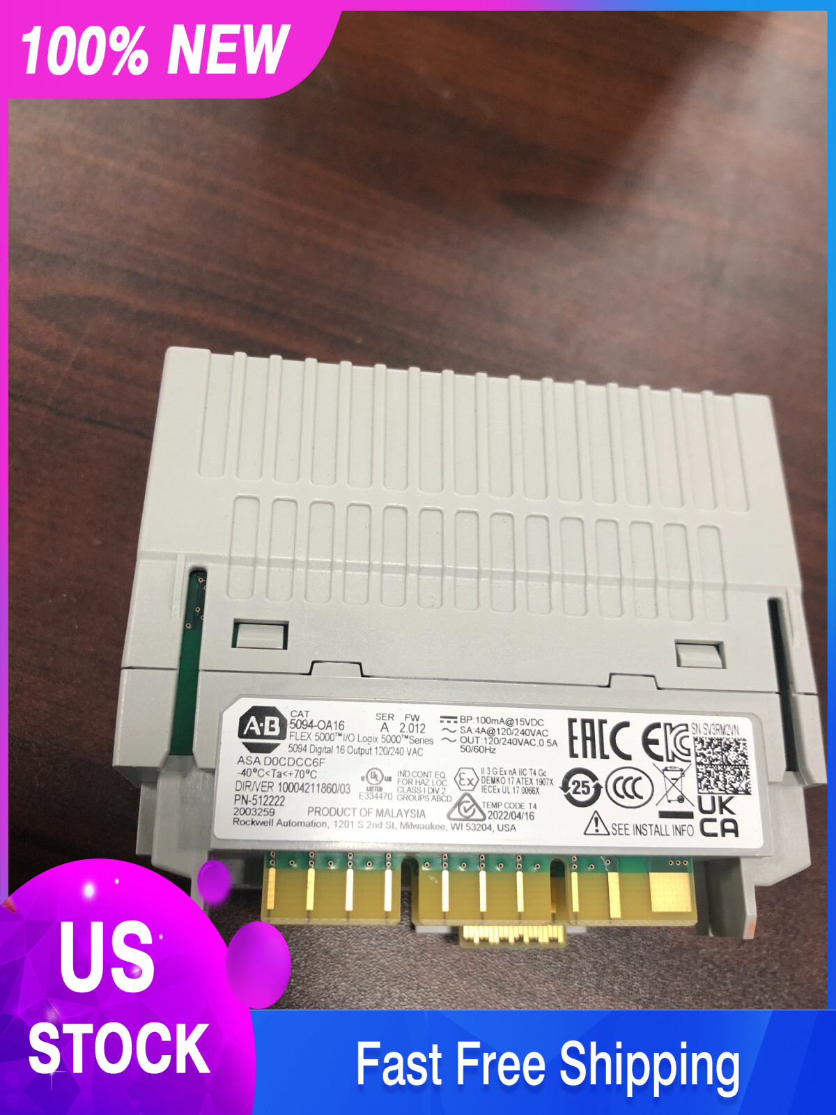 5094-OA16 FLEX 5000 I/O Module, Digital, 16 Output, 120/240 Volt AC