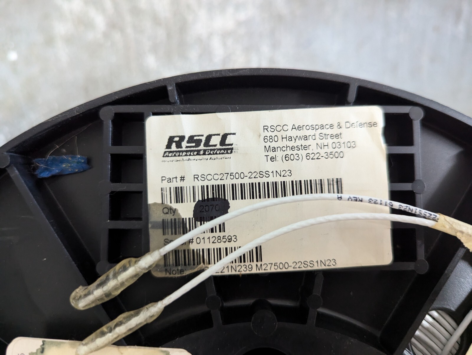 SEA Wire and Cable M27500-22SS1N23 22/1 Nickel Plated Copper ETFE 1800 ft