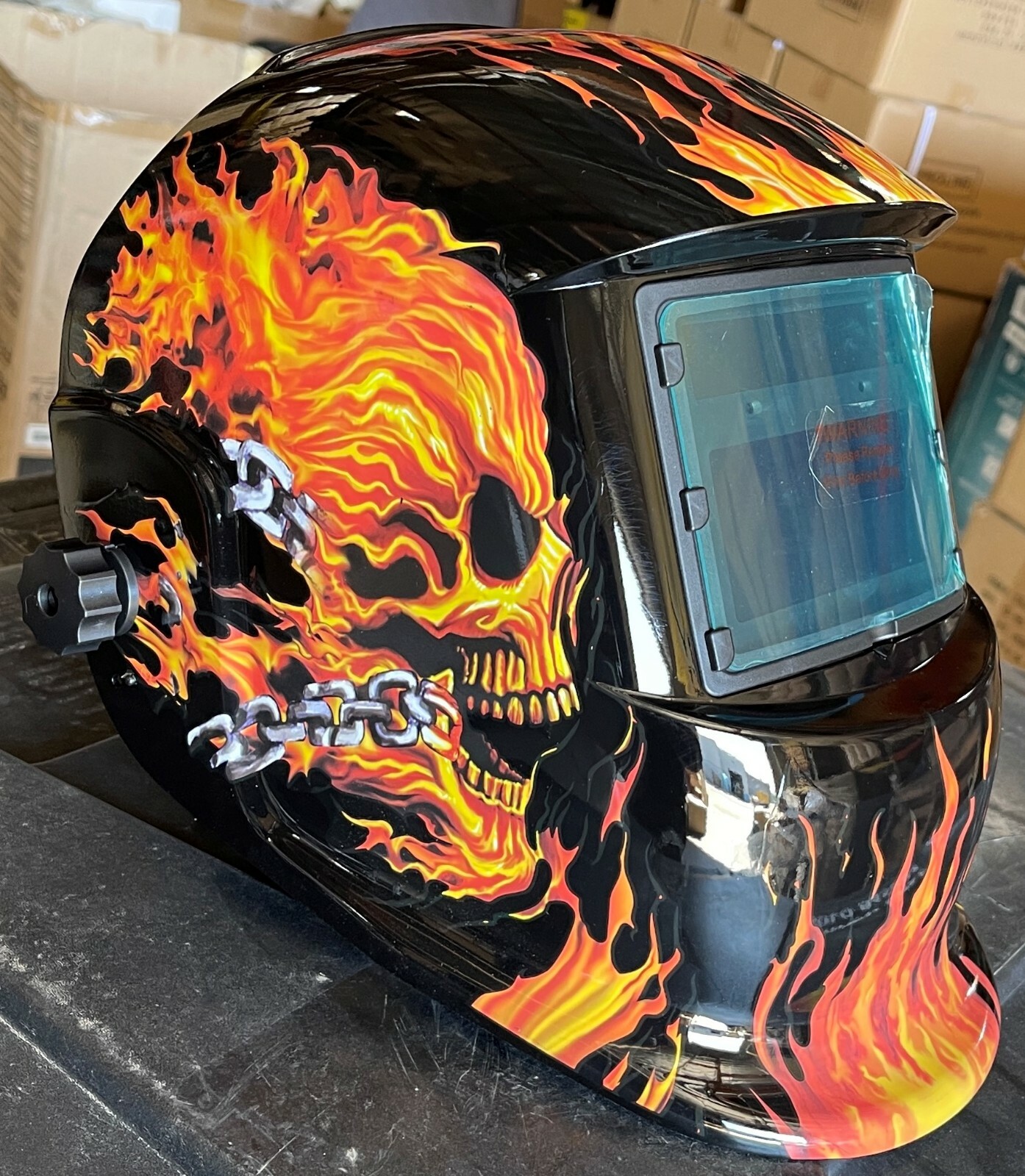 XDH Solar Certified ANSI CE Welding/Grinding Helmet Hood Mask $$@@ true color