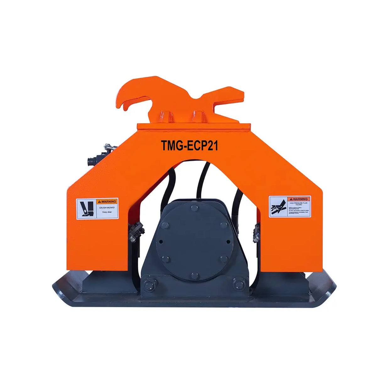 8,800-lbf Hydraulic Plate Compactor, 2-4 Ton Excavator Weight