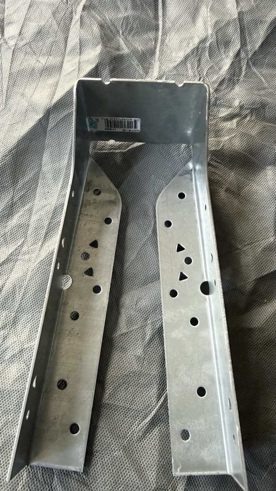 HUC Galvanized Face Mount Concealed Flange Joint Hanger For Double 2×10