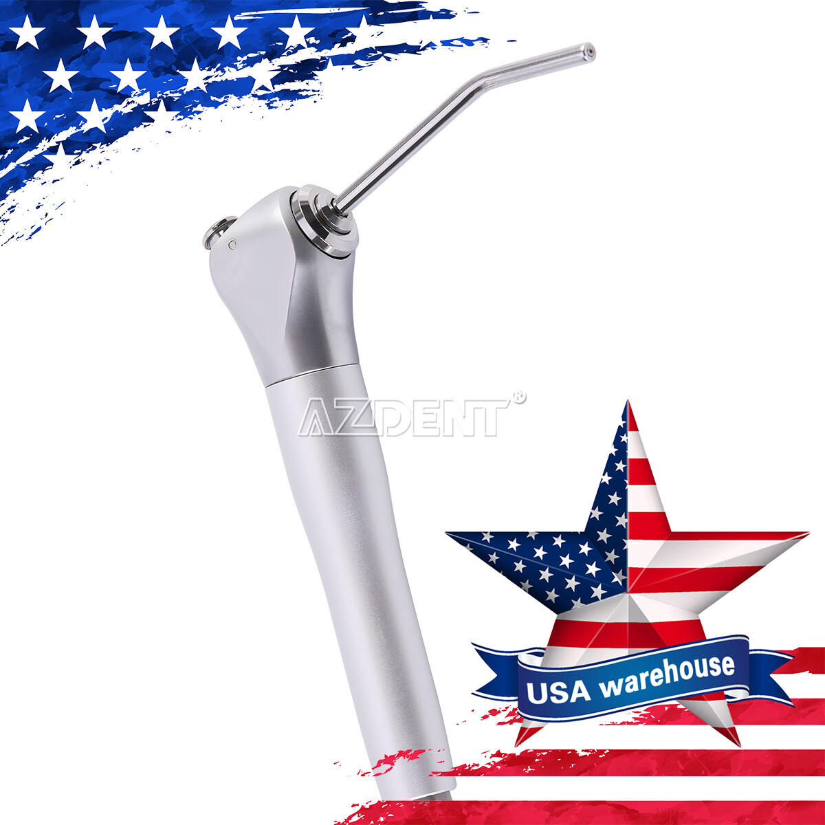 Portable Dental Turbine Unit 3 Way Syringe Work with Air Compressor 2/4 Holes US