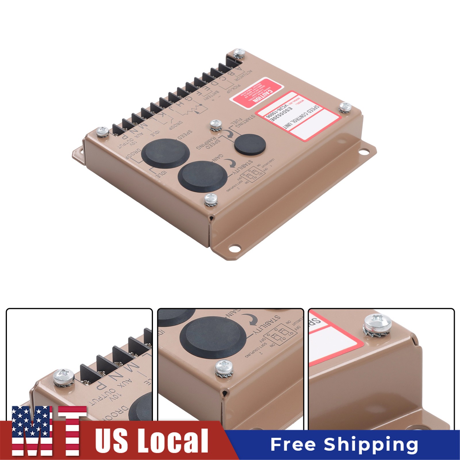 ESD5520E Engine Speed Governor Controller for Generator Set Control