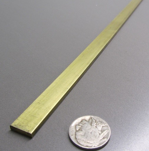 360 Brass Flat Bar 1/8″ Thick x 1/2″ Wide x 60.0″ Length