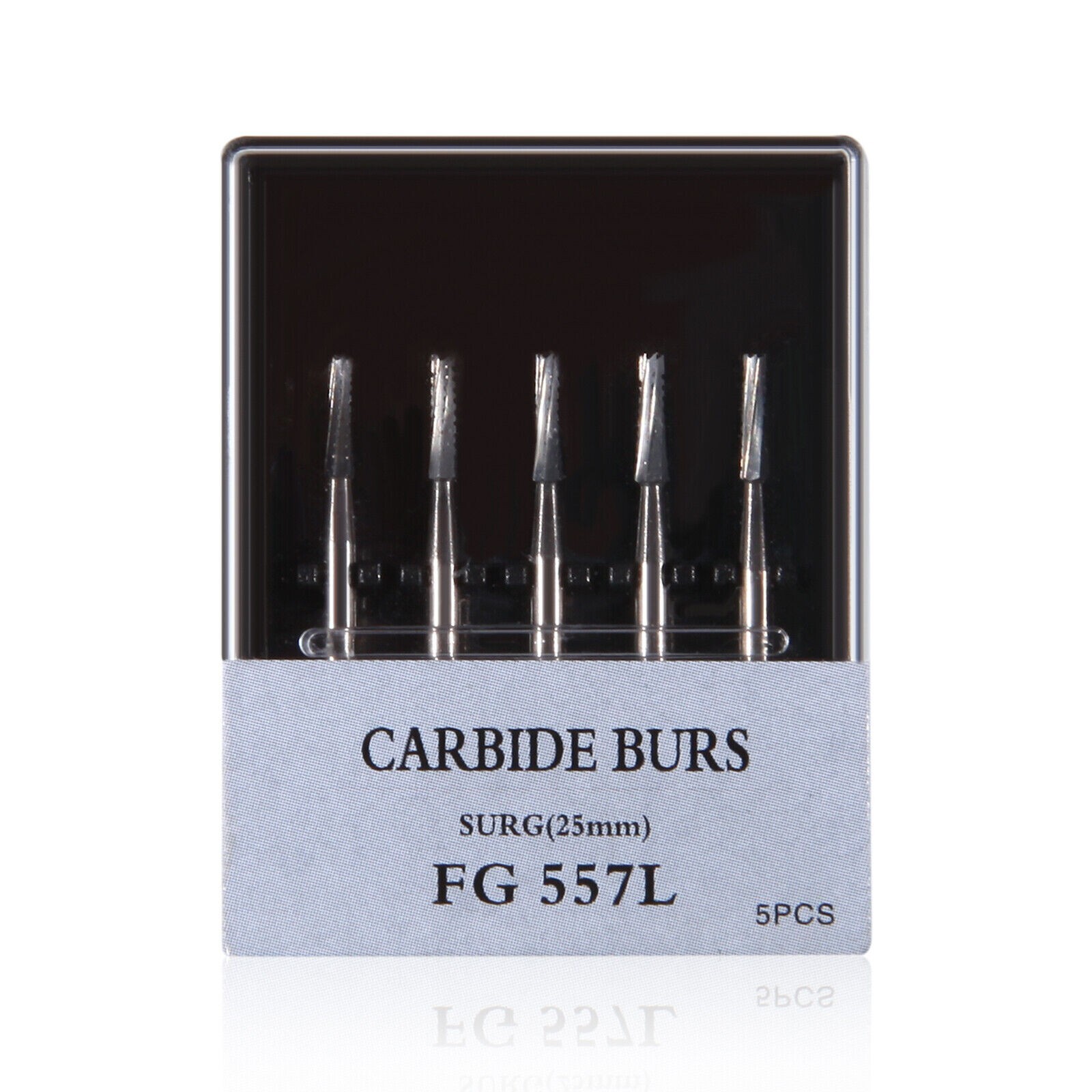 Dental Long Surgical Burs FG #557L 25mm Shank Tungsten Carbide Midwest USA