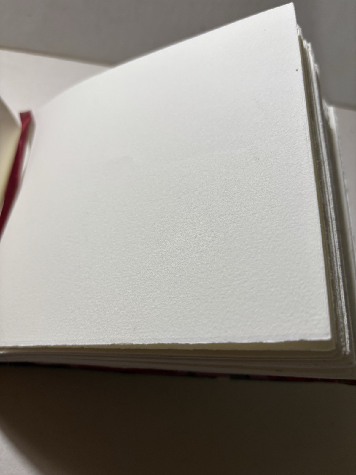 Handmade Flower Fabric – Arches Sketchbook Blank Book – 6.5 in. x 5 in.