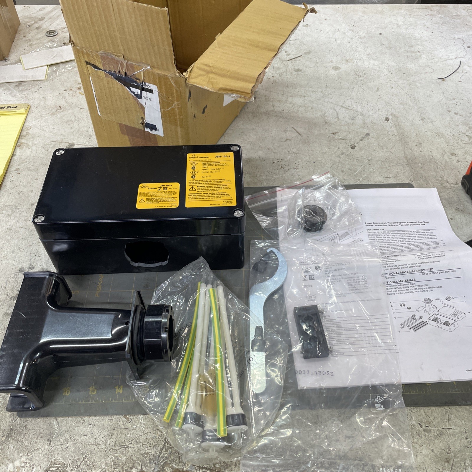 nVent Raychem Power Connection Kit JBM-100-A For Heating Cables BTV-CR VPL-CT
