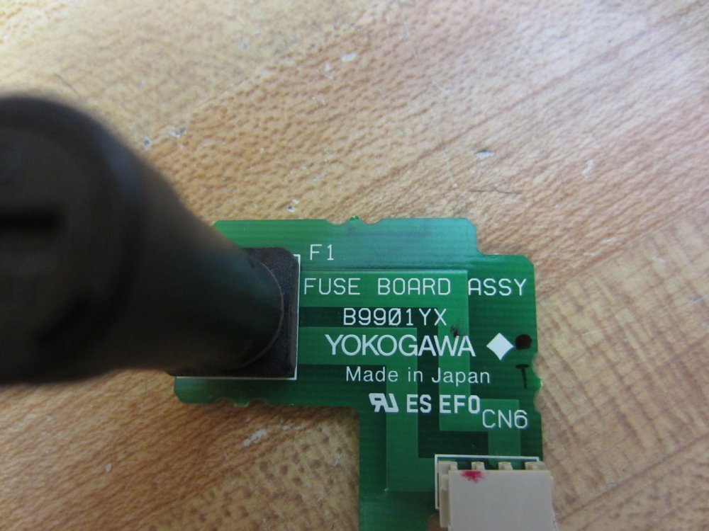 Yokogawa B9901YX Fuse Board B9901ZX-04
