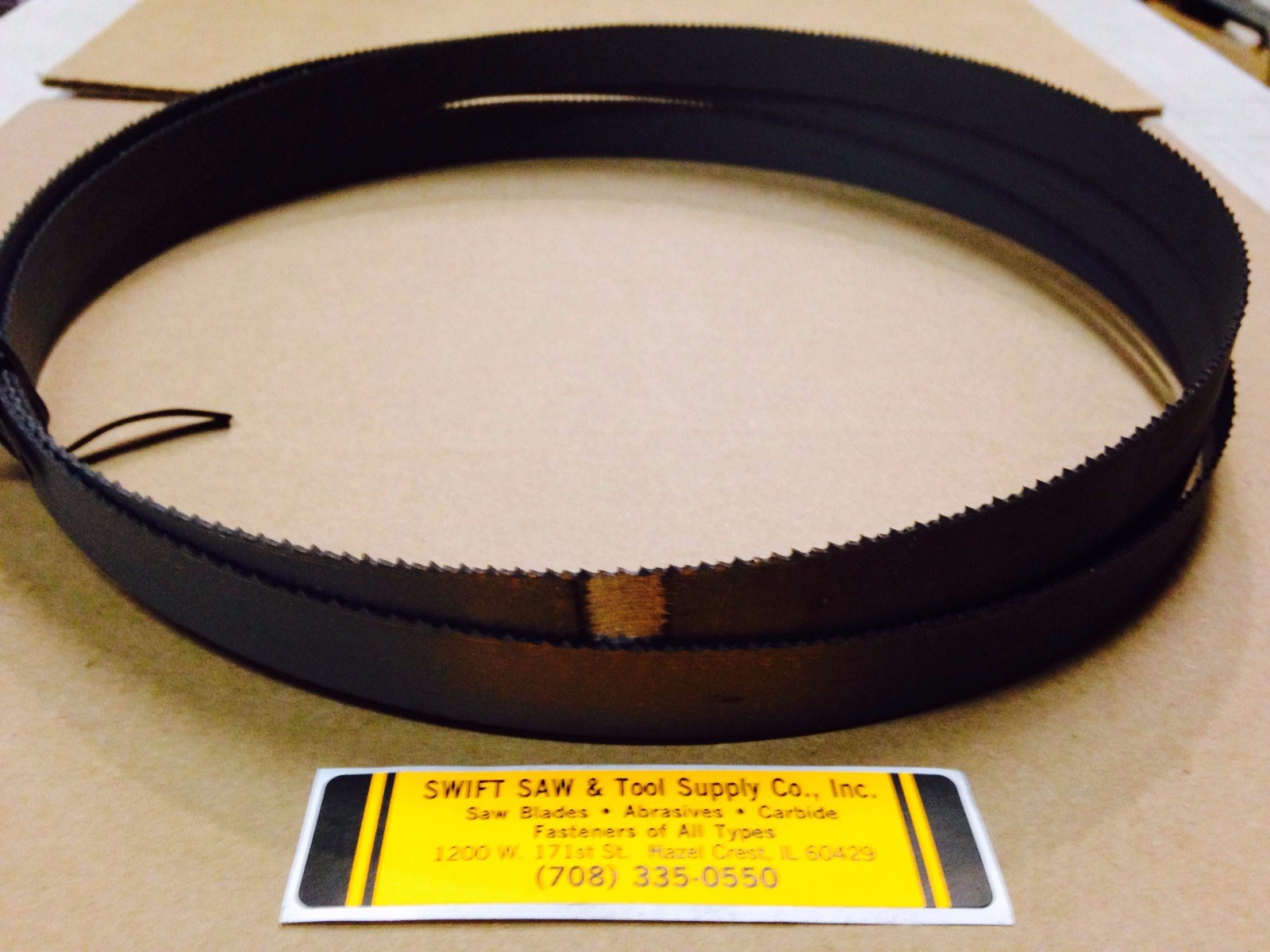 96″ (8’0″) X 3/4 X .035 X 8/12T COBALT BIMETAL BAND SAW BLADE DISSTON USA