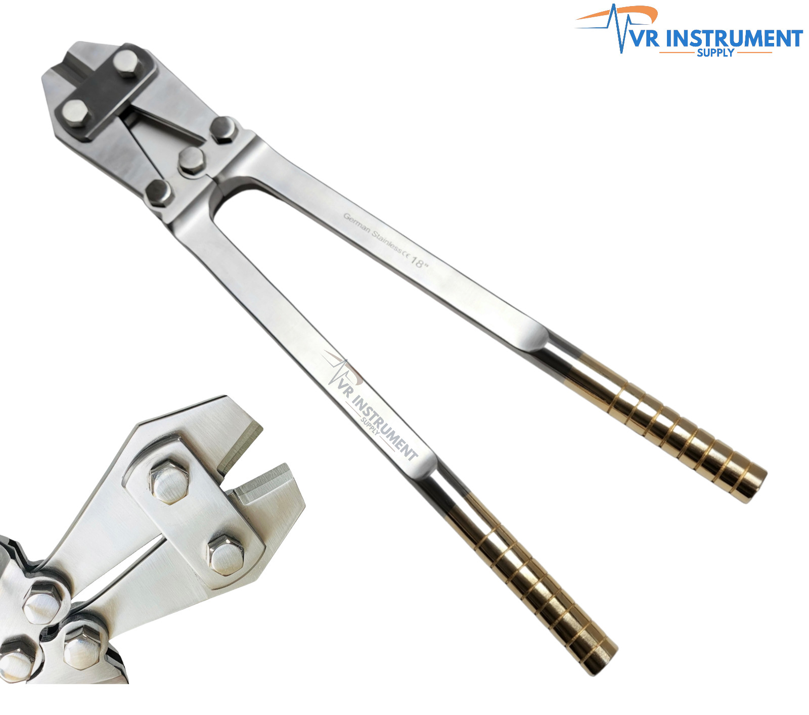 T/C Pin & Wire Rods Cutter Orthopedic Heavy Duty Tools German Stainless CE 18″