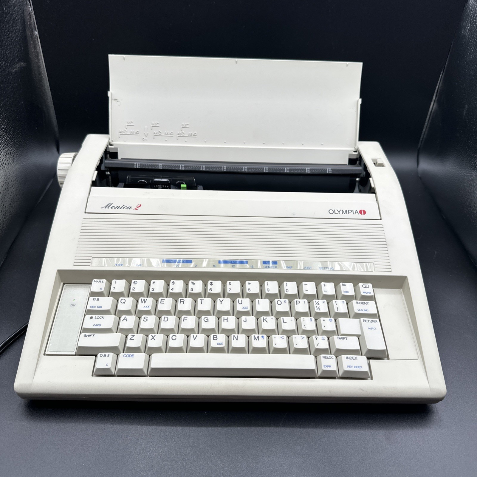 Olympia Monica 2 Portable Electronic Typewriter Vintage Tested And Working