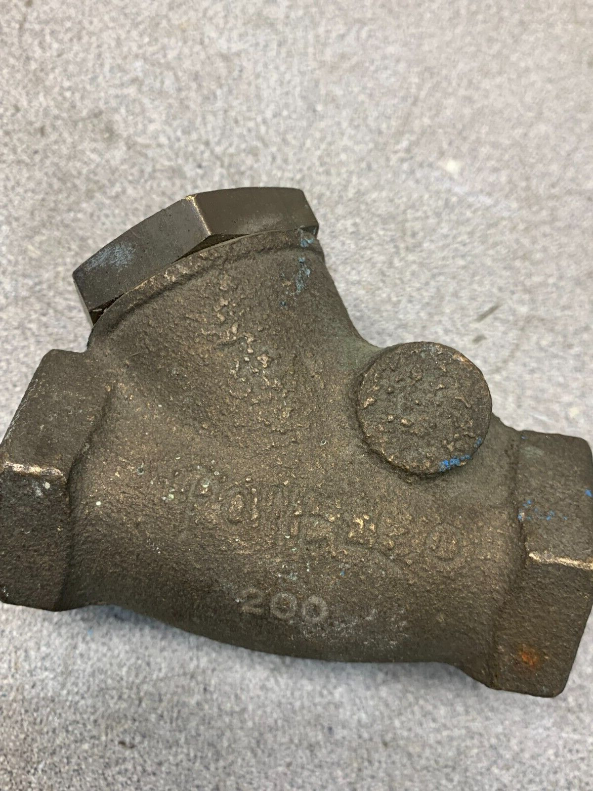 NEW NO BOX POWELL 3/4″ Y-PATTERN SWING CHECK VALVE 200