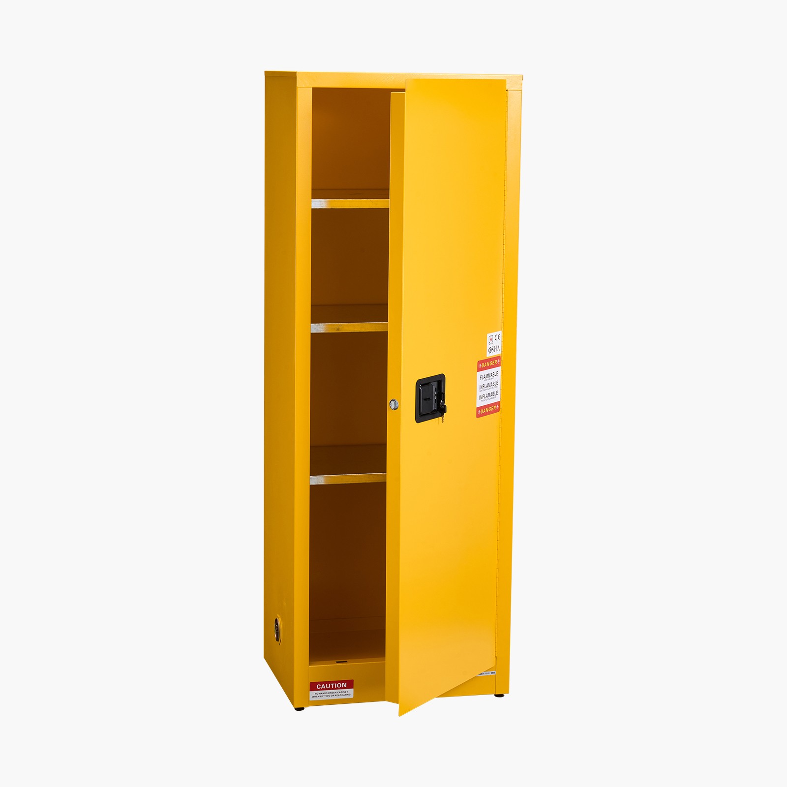 23 Gal Flammable Storage Cabinet with Adjustable Shelf for Flammable Liquids
