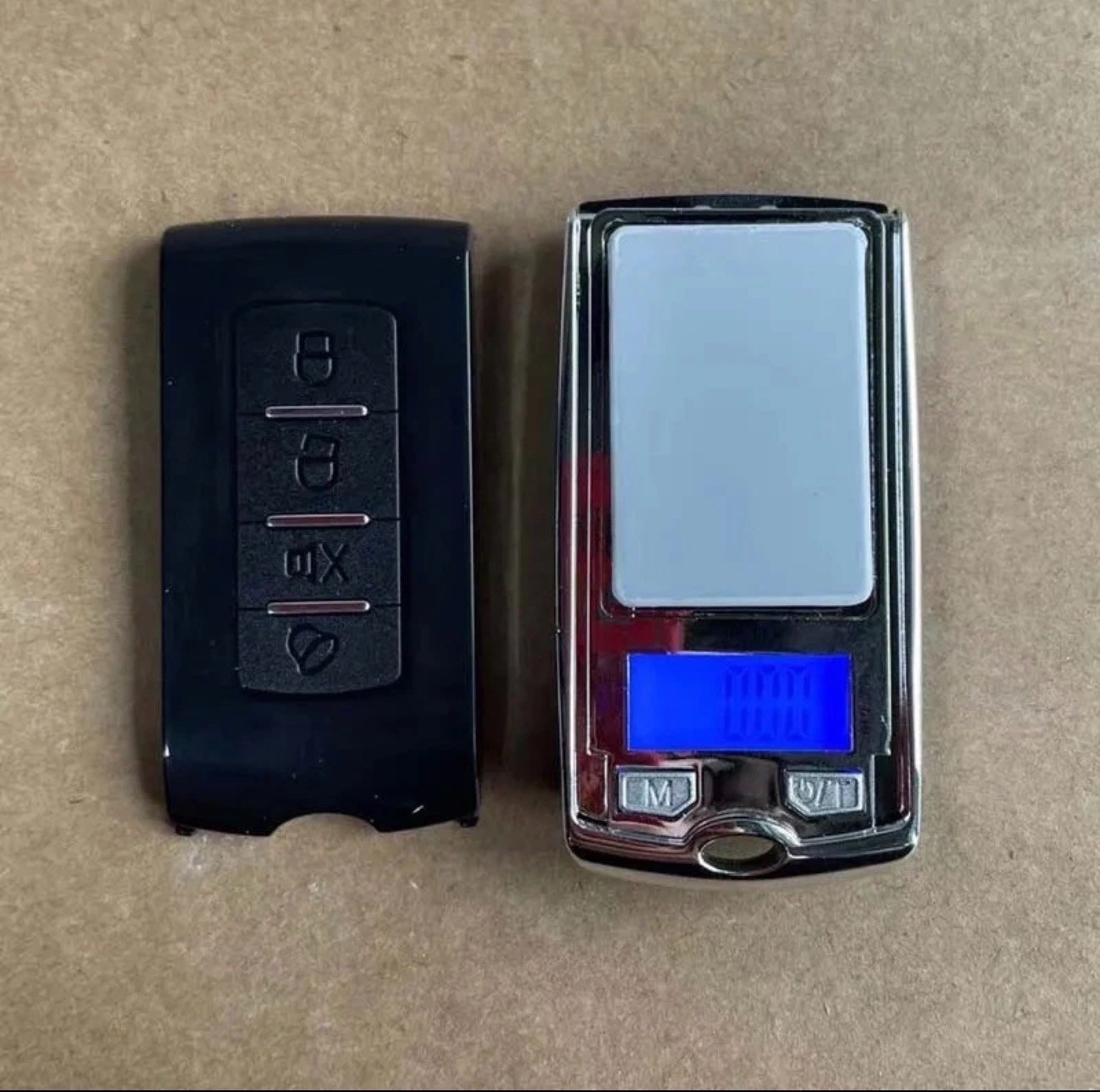 0.01- 100g Gram LCD Digital Mini Portable Weighing Scale Key Chain Car Fob Shape