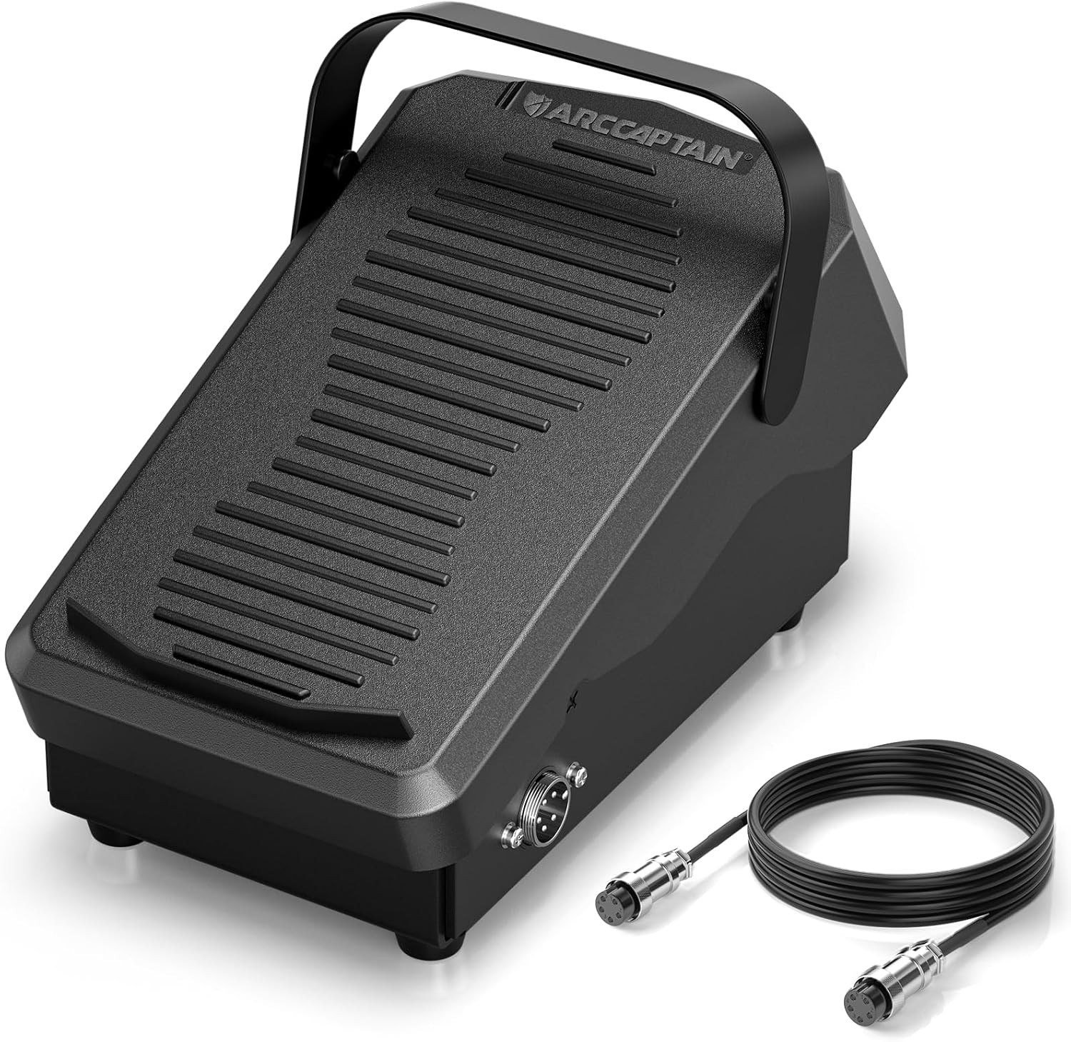 TIG Welding Foot Pedal, 5-Pin Remote Amp Control, Wider Contact Area & Strap Des