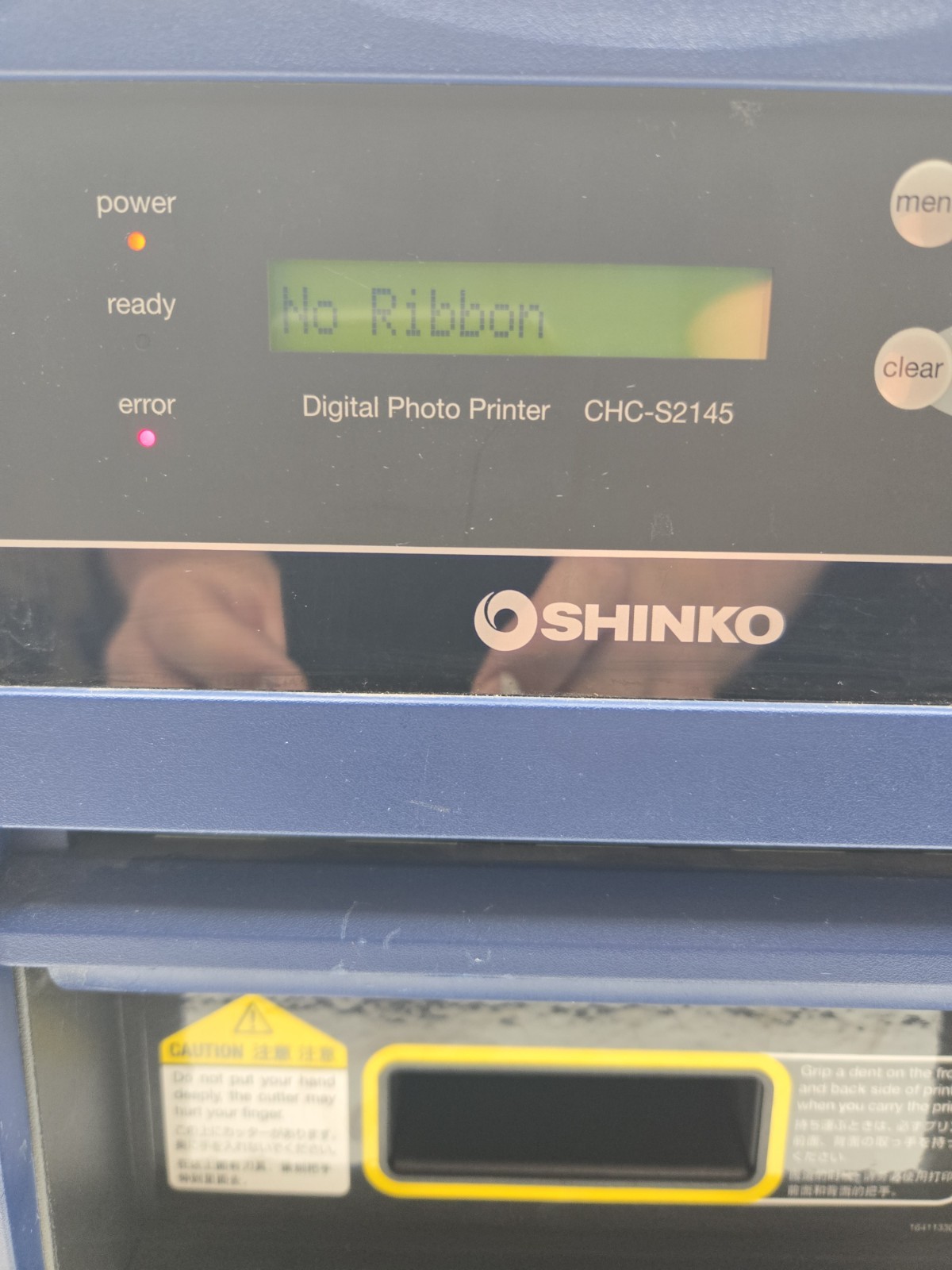 Sinfonia Shinko CHC-S2145-5 Digital Dye Sublimation Photo Sticker Printer -Works