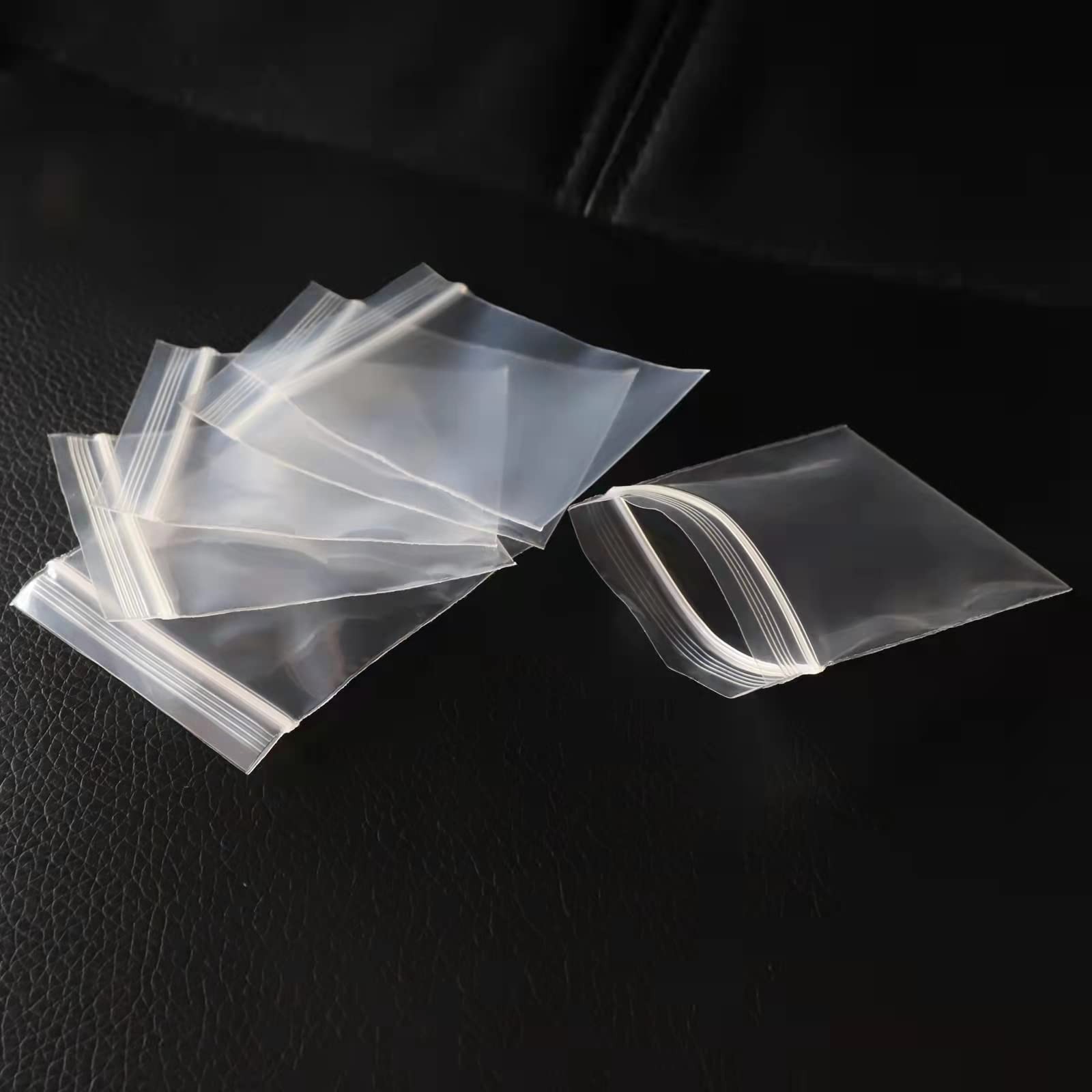 Mini Plastic Bags, 400pcs 2″ x 2″ Transparent Reusable Zipper Storage Bags fo…