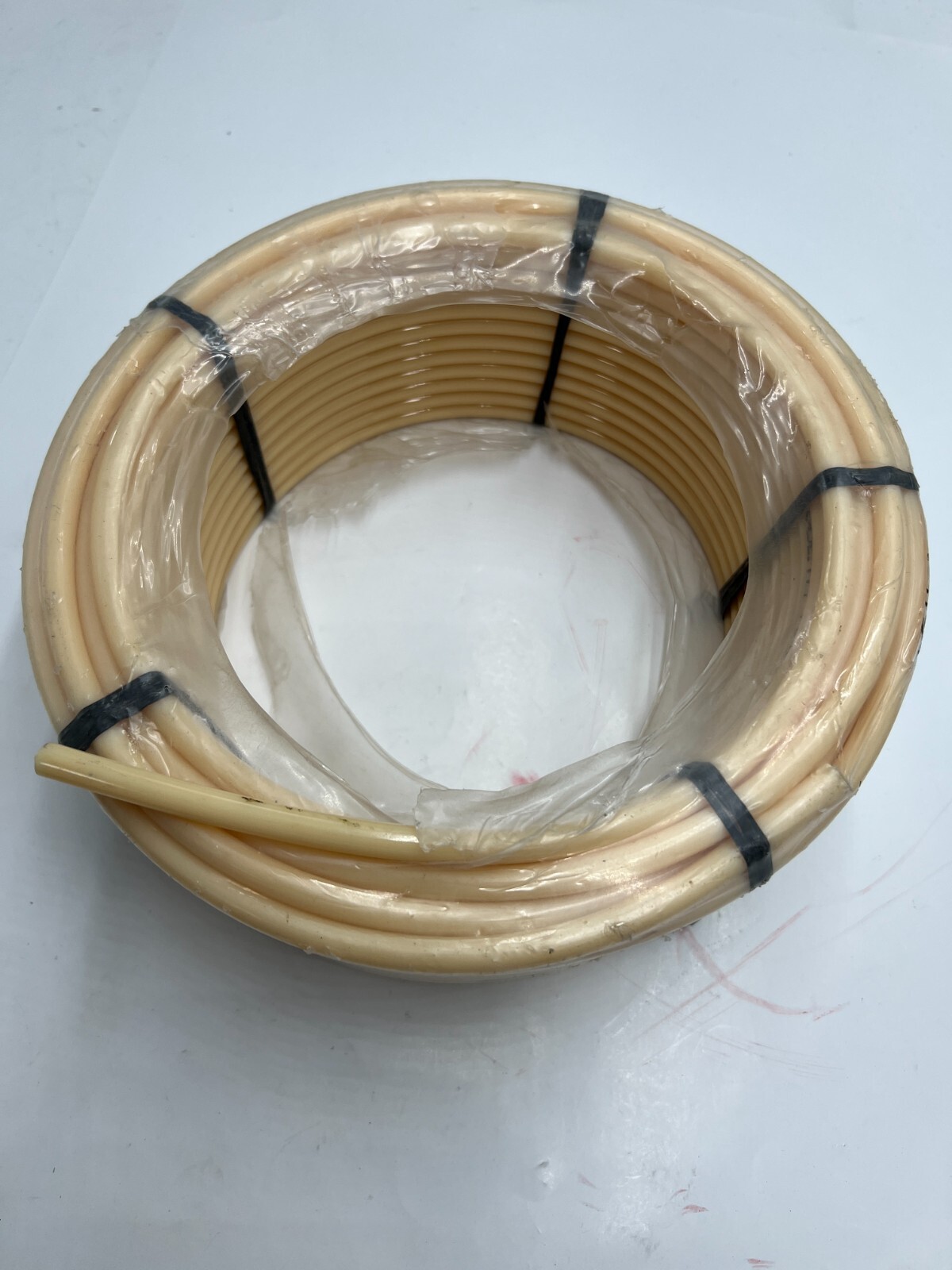 Volta PU Conveyor Thermoplastic Round Belt RMW-8-95A-BEIGE, 30.5m/ 100ft
