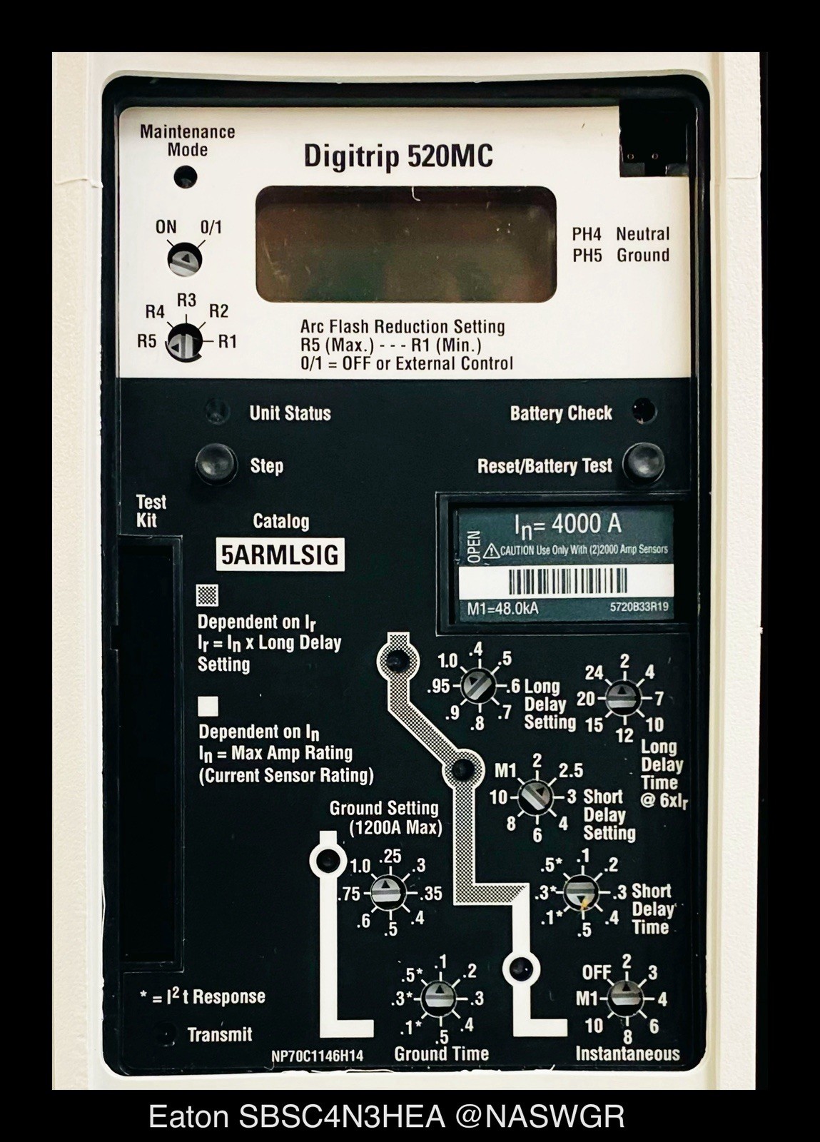Eaton Magnum SB SBSC4N3HEA Circuit Breaker MO/BI – 4000A – Tested/1Yr Warranty