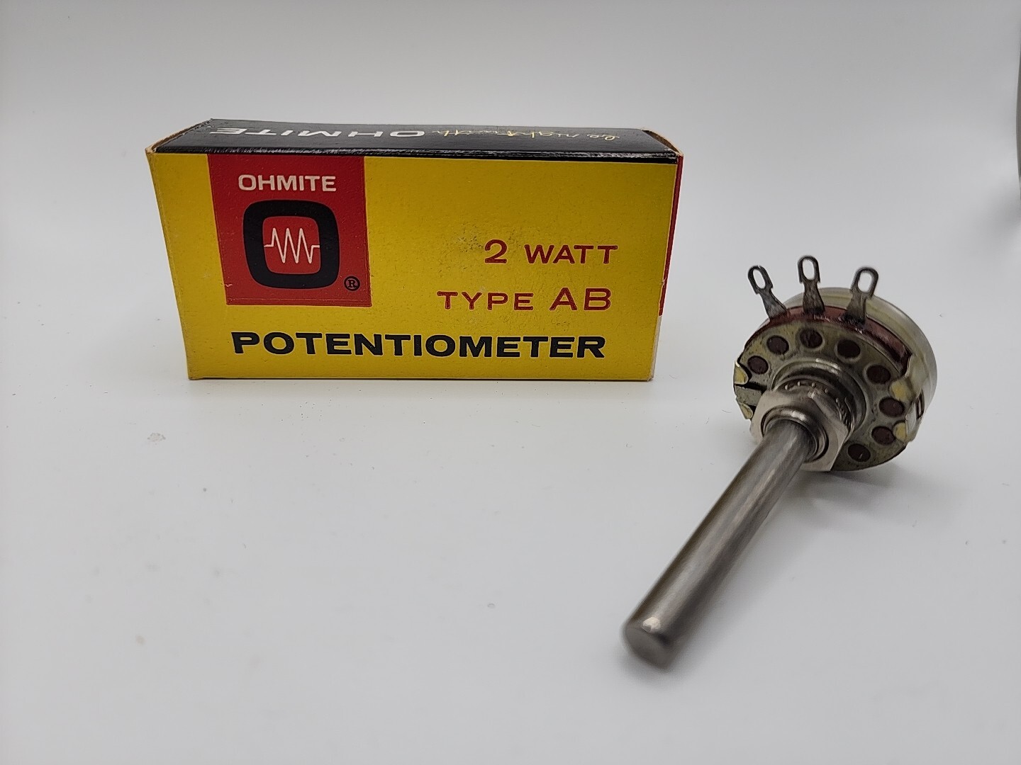 Ohmite CU-5031 2 Watt Type AB Potentiometer 50000 Ohm NOS