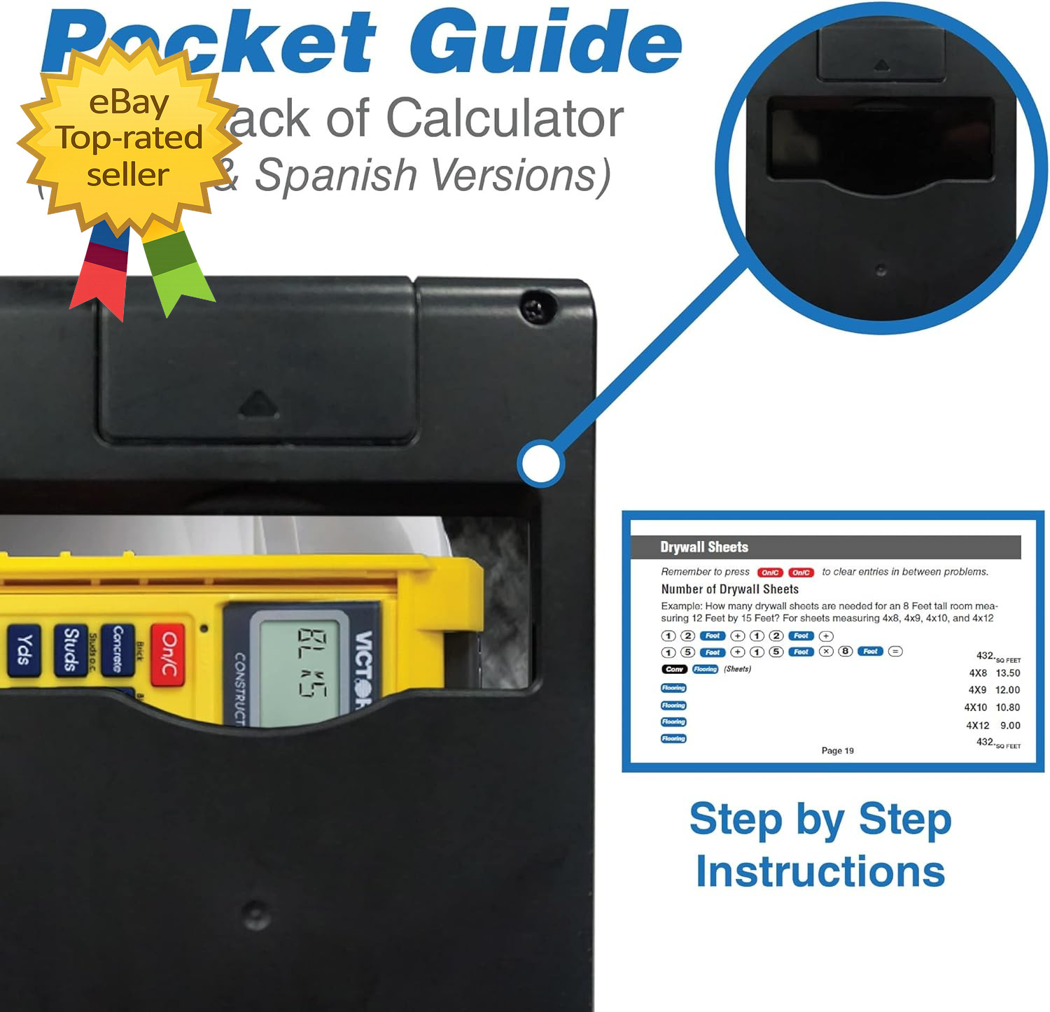 Construction Materials Calculator with Protective Case