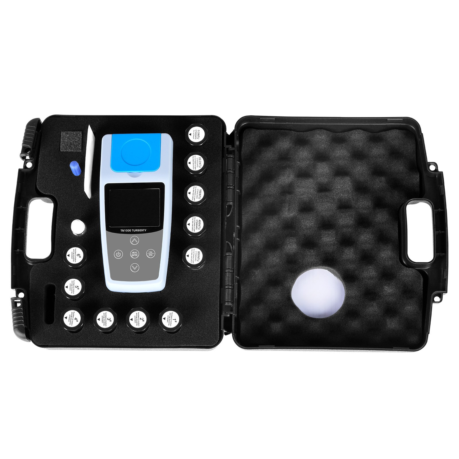 Uimoso Portable Turbidity Meter, 0–1000 NTU Range, ISO 7027 Standard Compliant