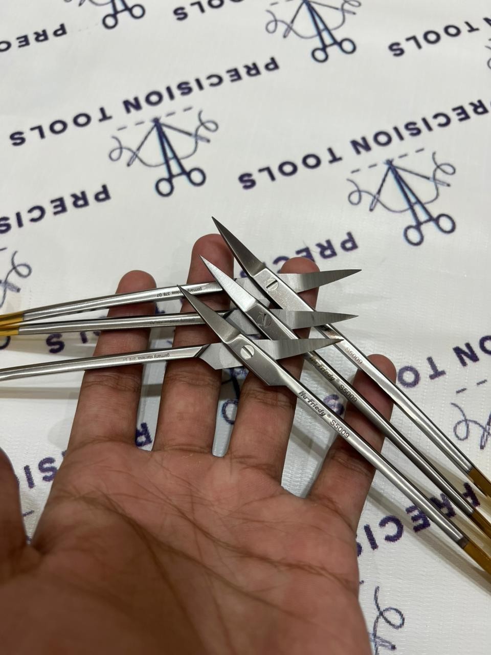 Hu-Friedy S5009 Dean Perma Sharp Dental Medical Scissors 6.25″ Lot Of 3 PCS