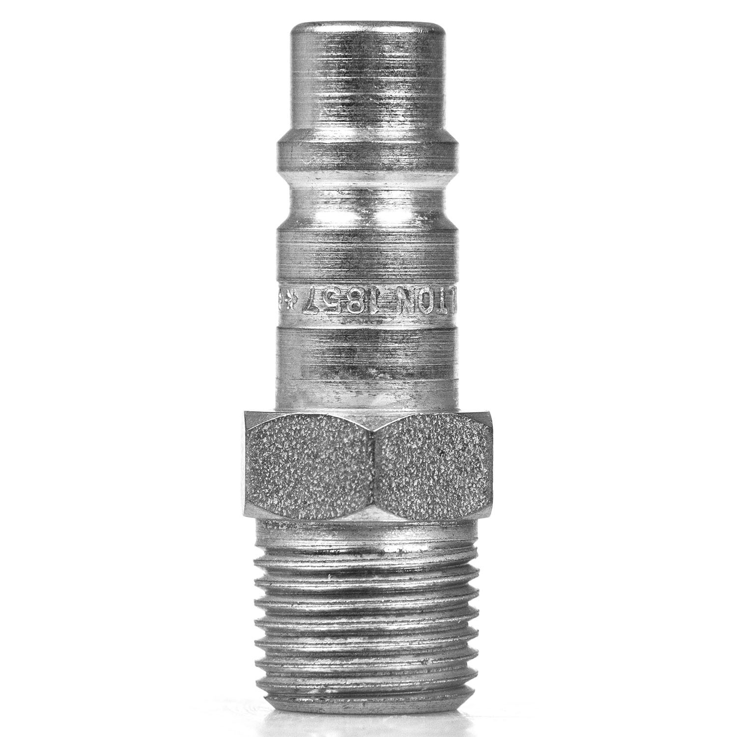 Milton 1857 G Style Plug 1/2″ Male NPT 1/2″ Body Steel Quick Release Plug