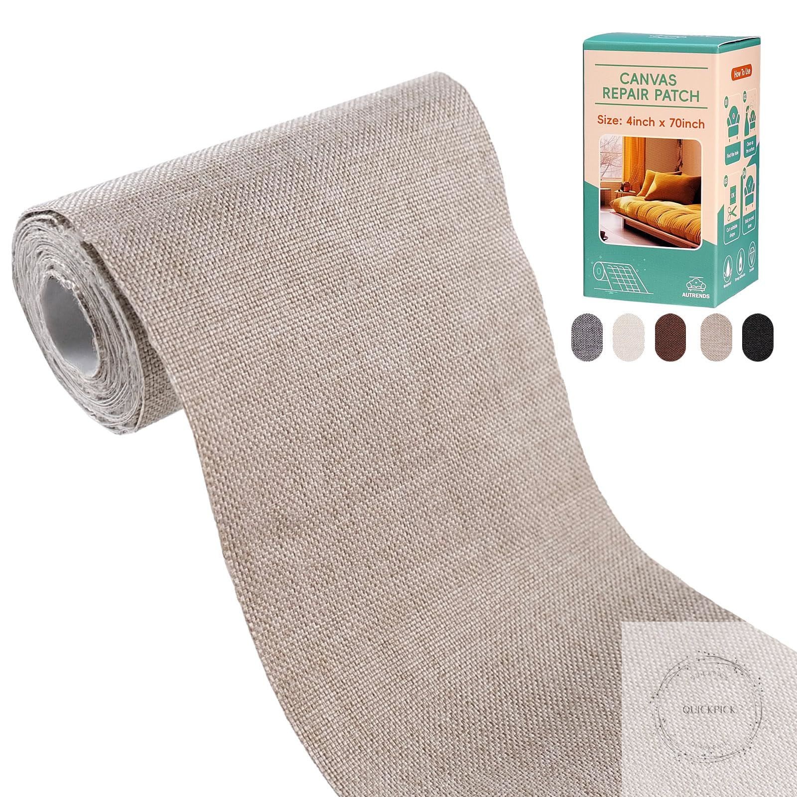 Canvas Repair Tape,Fabric Repair Patch,4×70 Inches,Outdoor Gear Patch, Waterproo