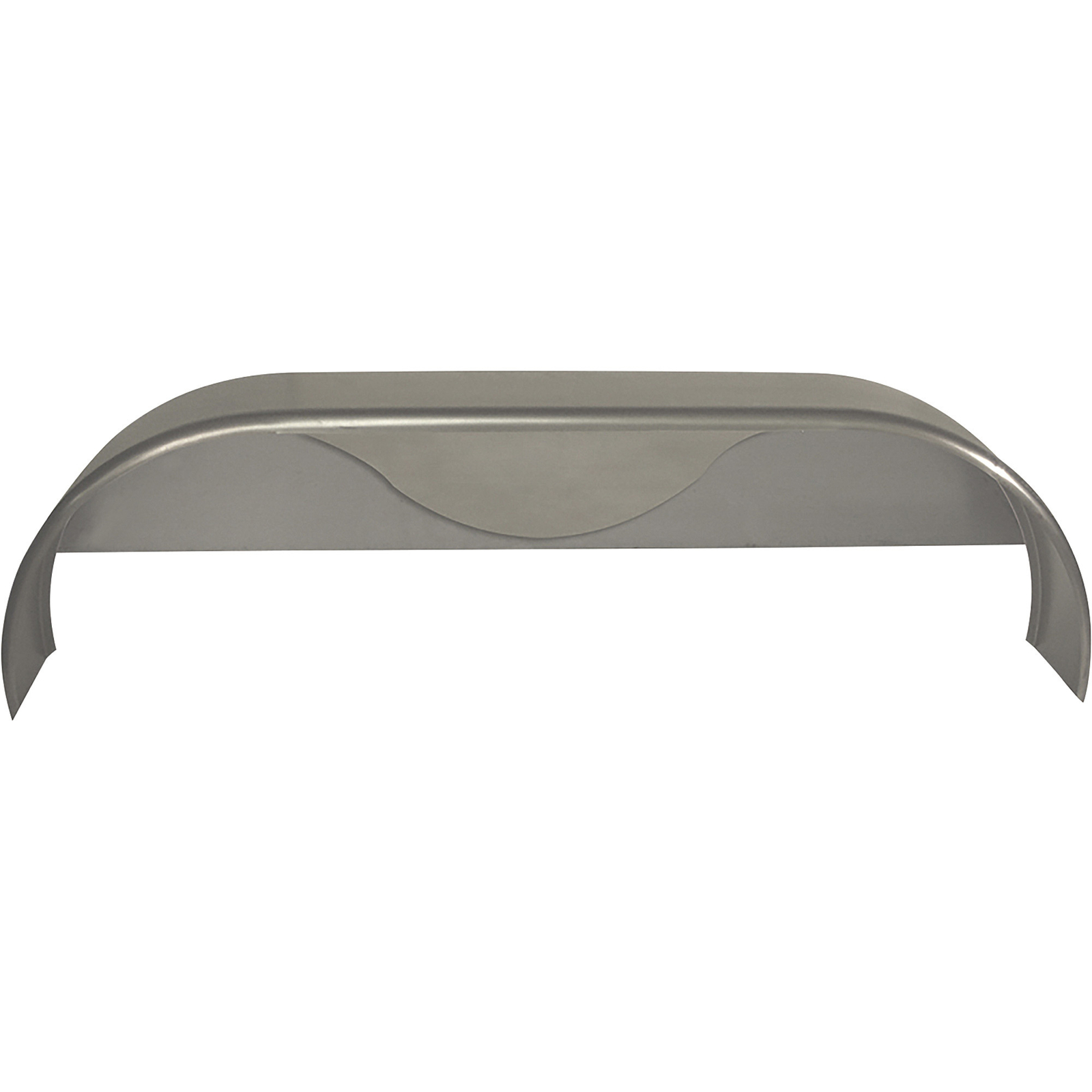 Tow Zone Tandem Round Steel Trailer Fender w/Teardrop, Fits 14in. Tires, 66in.