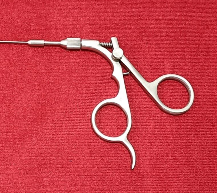 Hysteroscopy Semi-Rigid Alligator Grasper 5FR 40cm Reusable Instruments.