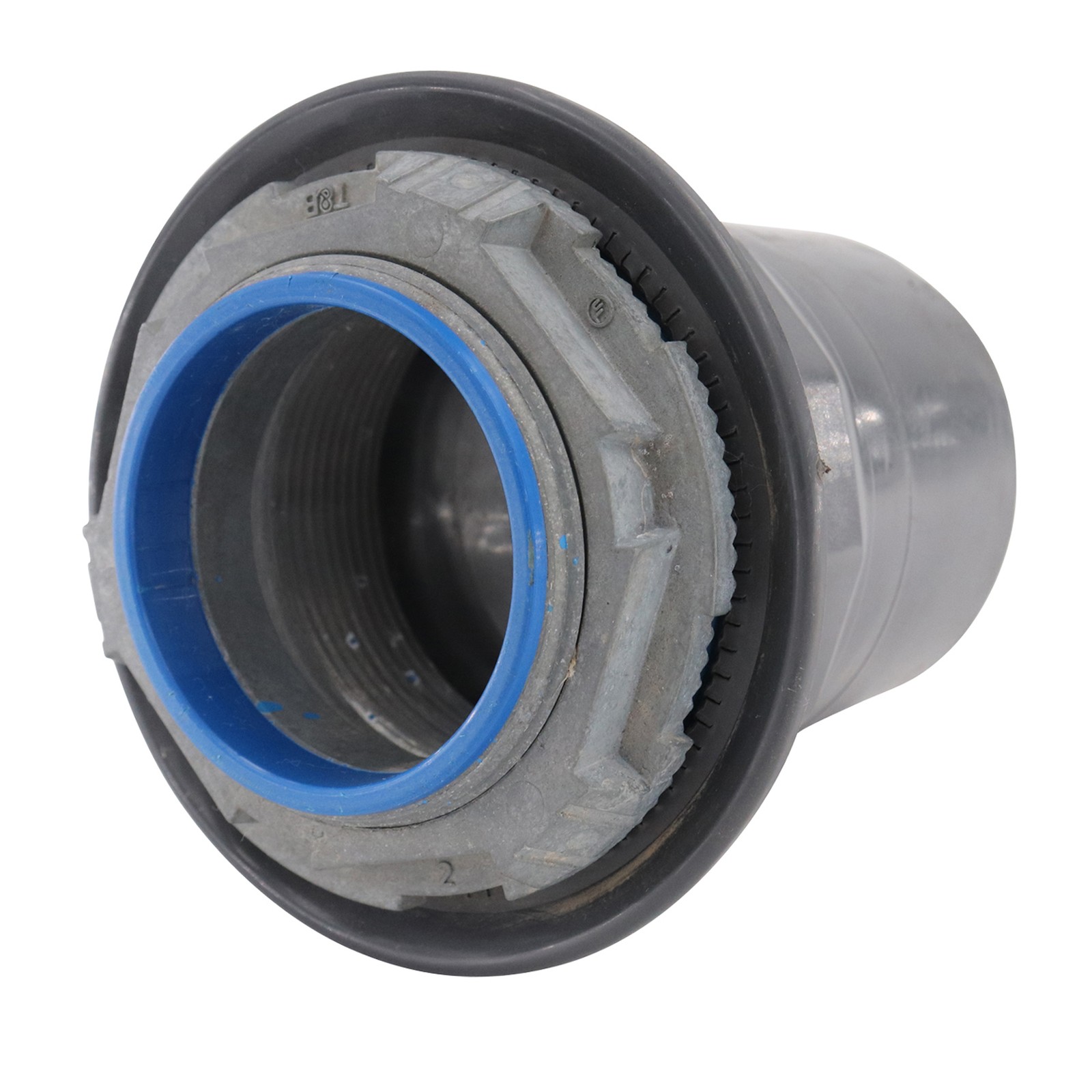 THOMAS & BETTS HUB2-G OCAL PVC COATED ZINC HUB CONNECTOR, 2″