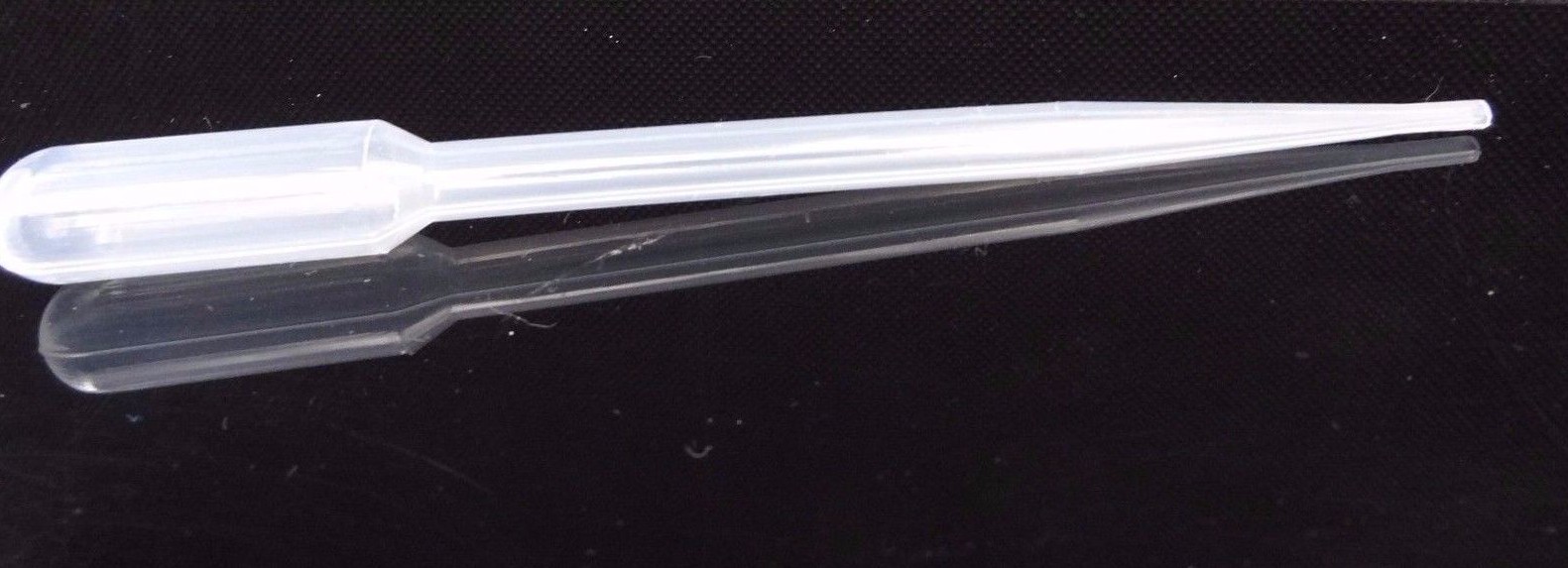 Pack of 15 ~ Cardinal Health Plastic Transfer Pipet 3.5 ml Draw Large Bulb