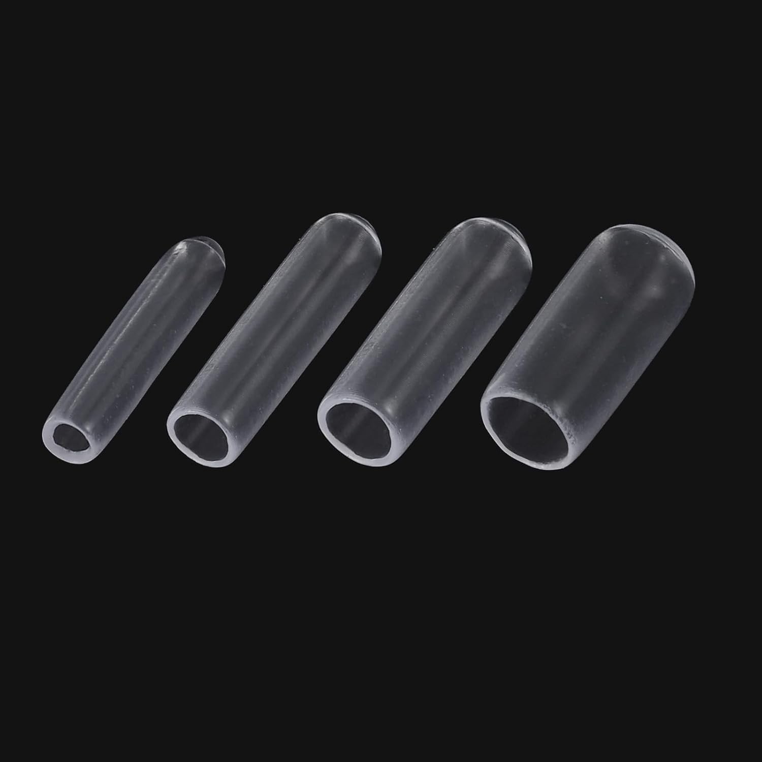 40pcs Round Rubber End Caps 1/8″ 1/4″ 3/8″ 1/2″ Clear Vinyl Cover Screw Threa…