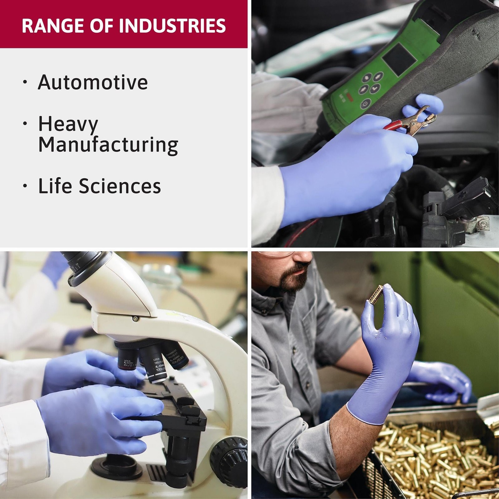 Microflex SU-690 Disposable Nitrile Gloves, Latex-Free, Powder-Free Glove for…