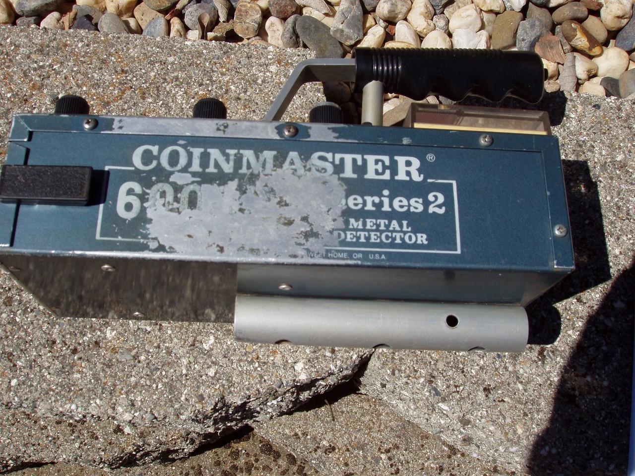 WHITE’S COINMASTER 6000/D SERIES 2 GROUND SEARCH METAL DETECTOR FAIR NO VOLUME