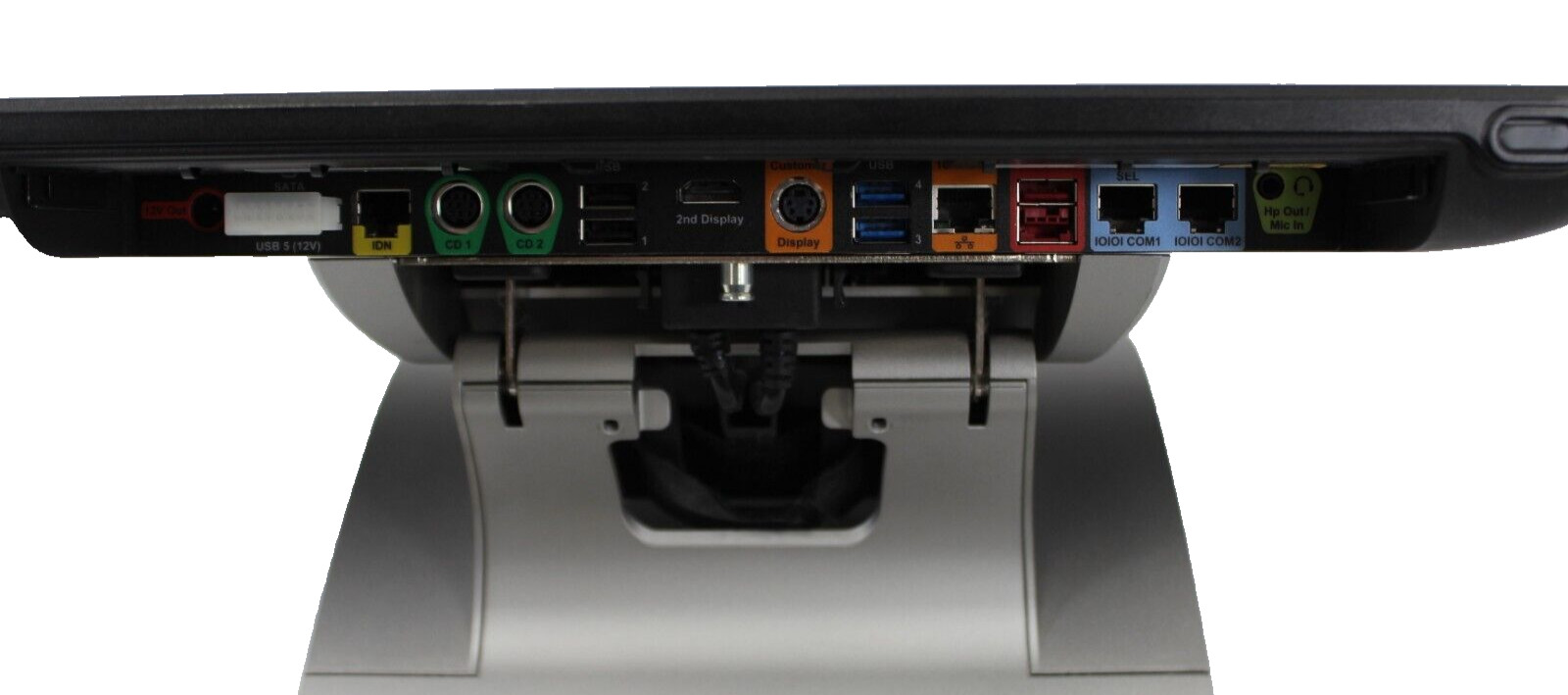 Oracle Micros Workstation 6 7346027t POS w/ Adjustable Stand 8GB RAM 128GB SSD