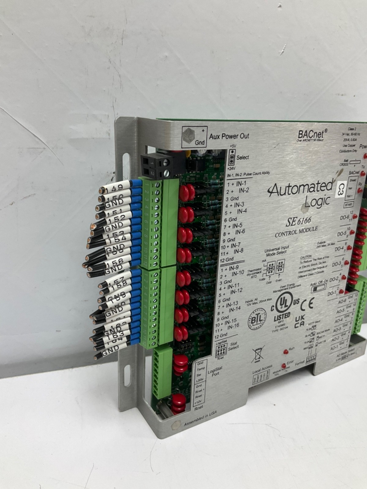 AUTOMATED LOGIC SE6166 CONTROL MODULE
