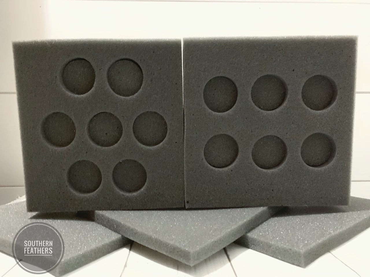 10 Standard Size 13 Egg Shipping Foam Kits