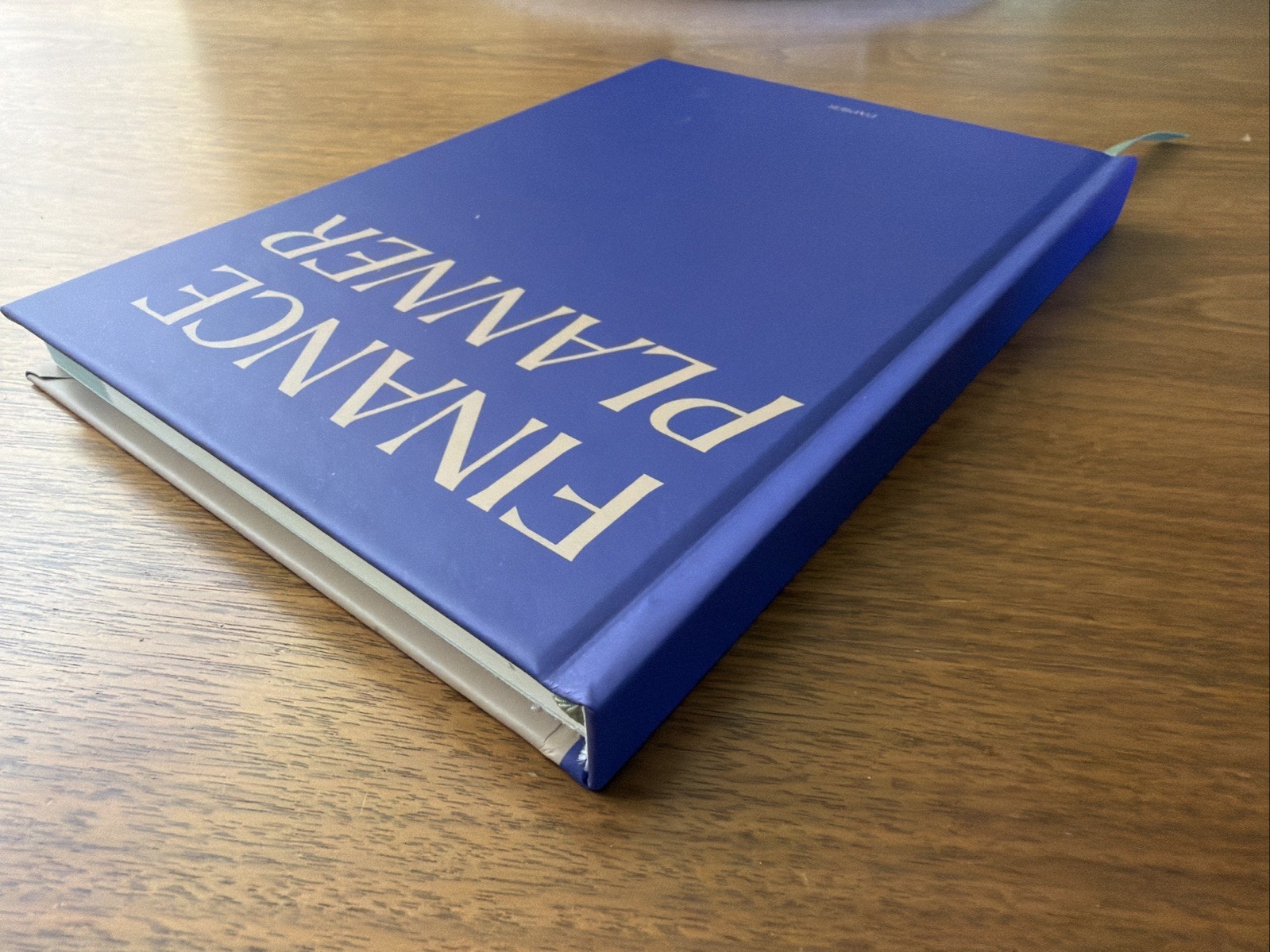 New/unused Hardcover Papier Finance Planner Blue 192 Pages 12 Months Any Year