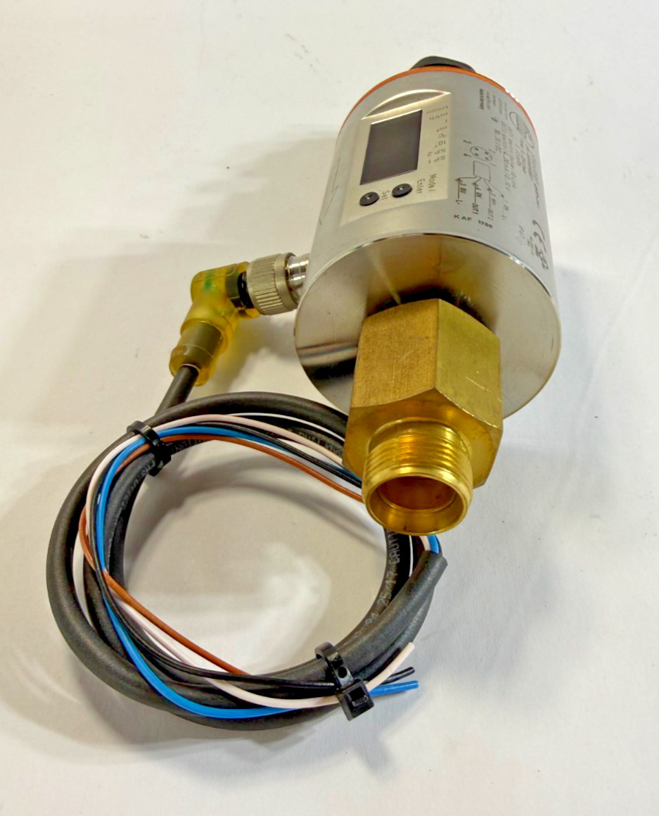 IFM Efector SM6000 Magnetic-Inductive Flow Meter 0-25I/Min 20mA 18-30VDC IP67