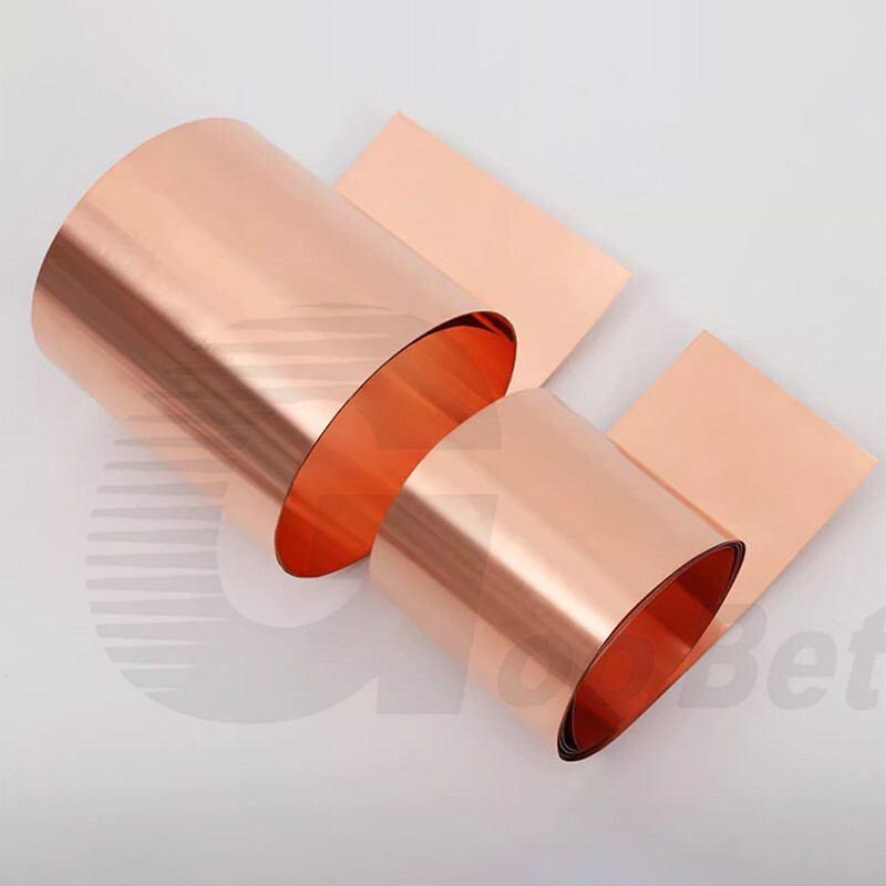 Thickness 1.0mm 99.9% Pure Copper T2 Cu Metal Sheets Foil Plate Strip Band Roll