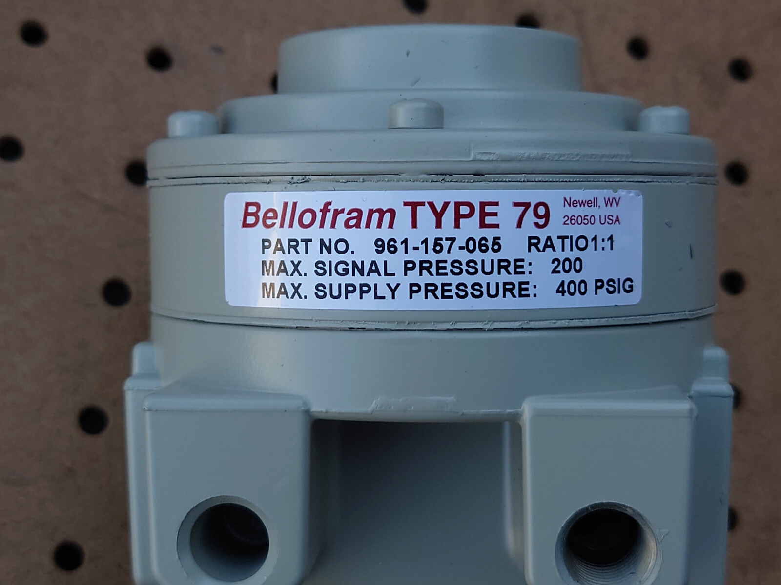 MARSH BELLOFRAM 961-157-065 TYPE 79 PRESSURE TRANSDUCER