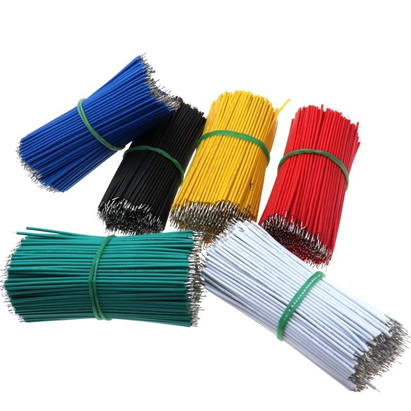 120PCS 24AWG Tin-Plated Breadboard Jumper Wire Kit 8cm PCB Solder Cable 1007-24A